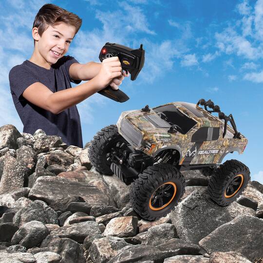NKOK Mean Machines Rock Crawler RC Gray Camo Ford F-150 Raptor